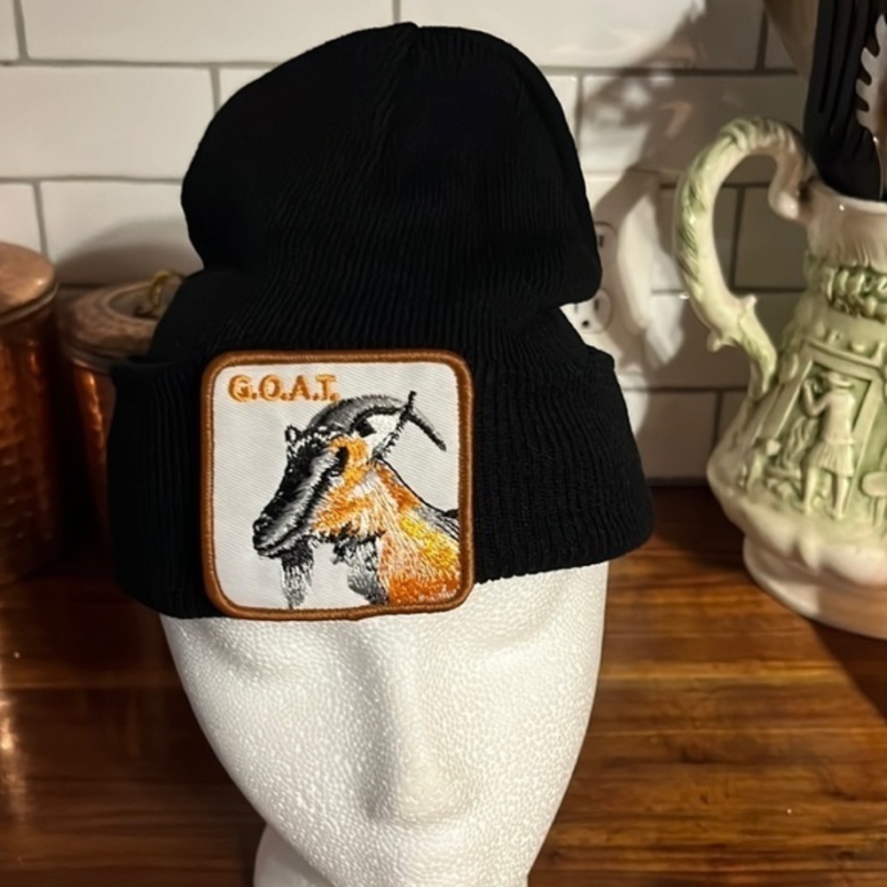 COPY - G.O.A.T. Greatest of all time hat. Beanie